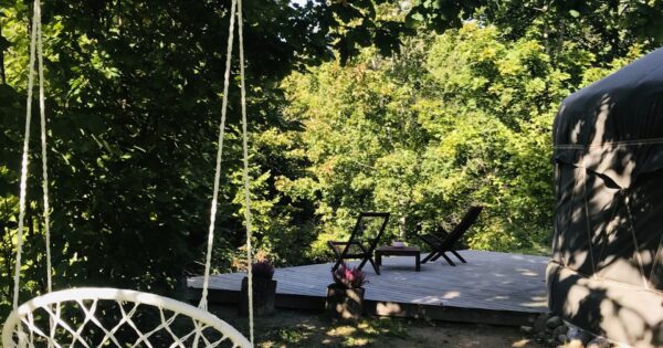 VasaRojus jurta privati terasa
