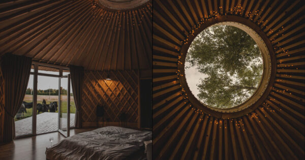 Glamping jurta Kalniaus sodyba