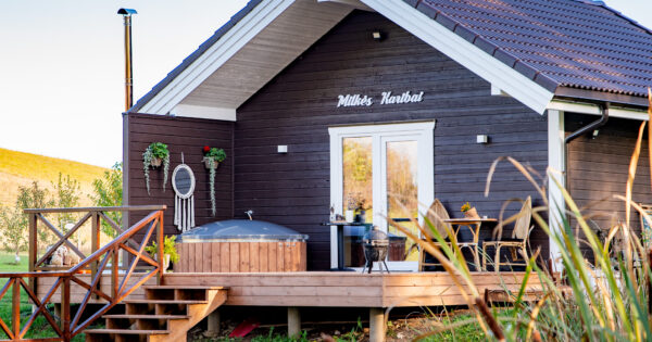 Milkės Karibai – poilsio namelis su sauna ir kubilu