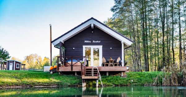 Milkės karibai poilsio namelis su kubilu ir sauna
