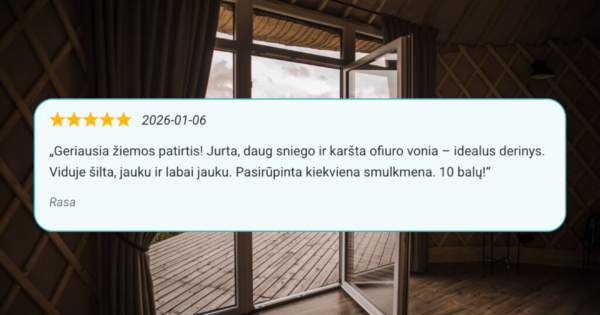 Jurta by Nature Calls Kretingos rajone atsiliepimai