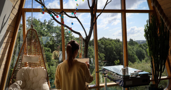 Namelis dviems Kaišiadorių rajone Poilsio Arka