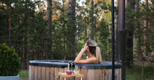 Namelis dviems su ofuro vonia Druskininkuose Vienis Glamping
