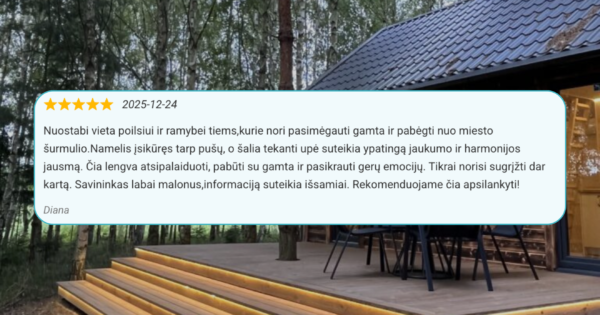 Pievų namelis Akmenės rajone atsiliepimai