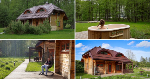 Vila Mėnulė ir Vila Ežerinis poilsio klube Sala Plateliai Resort